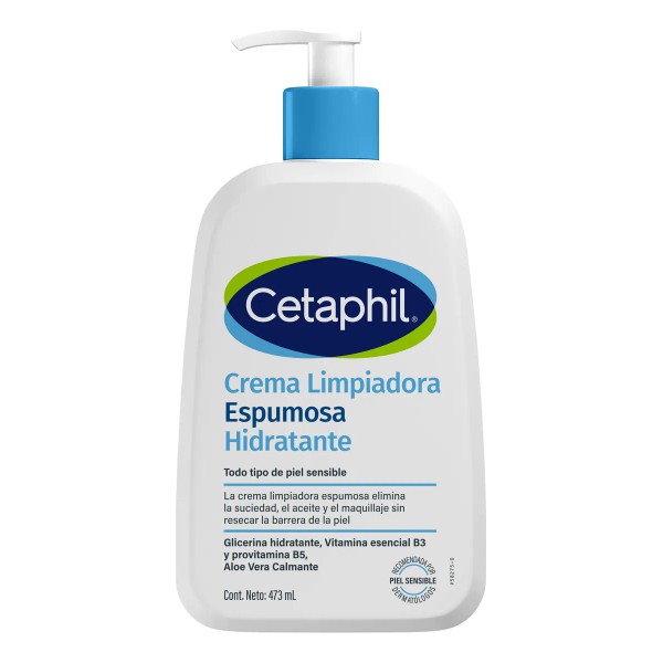 Crema Limpiadora Cetaphil Espumosa E Hidratante 473ml