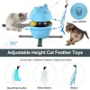 moebypet Cat Interactive Toys Laser Funny Feather Kitten Teaser Indoor
