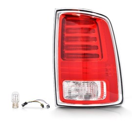 PIT66 LED Tail Light Compatible With 2013-2018 Dodge Ram 1500 2500 3500-Included Bulb&Harness Right Side Rear Taillights Brake Lamp Assembly