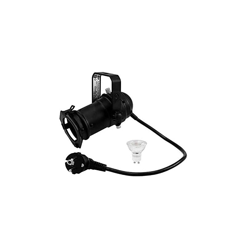 Eurolite Set PAR-16 Mini Headlight Spot GU-10 Black + GU-10