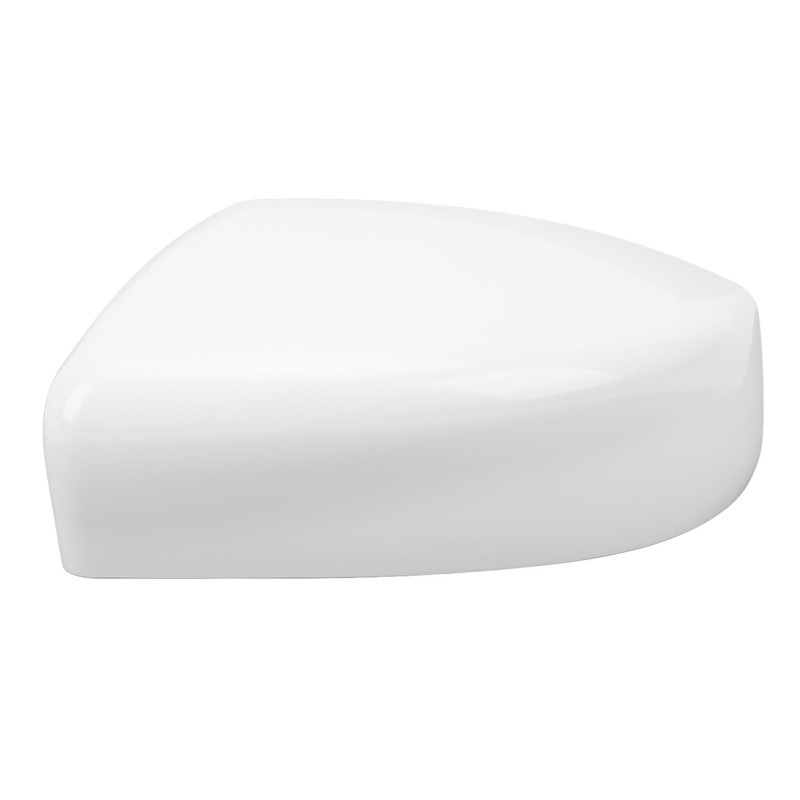 Side Mirror Cover Exterior Rearview Mirror Cover Cap Unpainted White