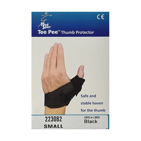 Med Spec Tee Pee Thumb Protector, Black - Small