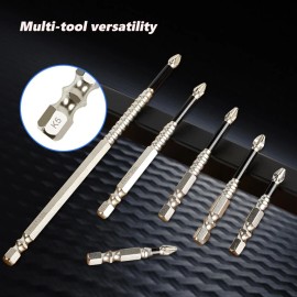 Unbranded 6X High-Magnetic Screwdriver Drill Bit Non-Slip 50MM 65MM 75MM 100MM 120MM 150MM