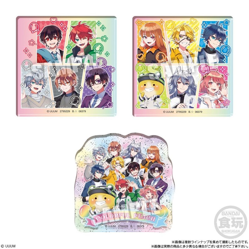 Bandai Colorful Peach Cara Magnetizs, 14 Pieces, Box