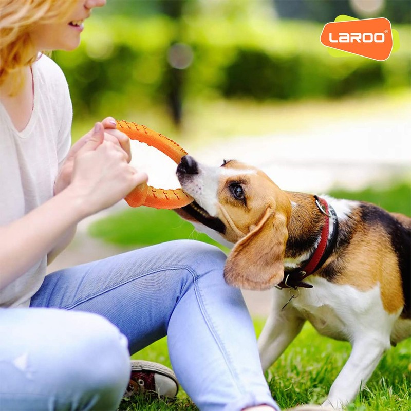 LaRoo Dog Flying Ring Toys, Floating Flying Dog Disc Toys,