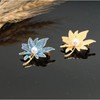 TseenYi Leaf Brooch Pin Boho Pearl Pin Bling Bling Jewelry