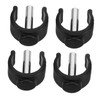 GRIRIW 4 Pcs Adjustable Latch Clamp for Walking Canes Durable