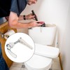1 SetToilet Flush Handle Replacement, Universal Alloy Toilet Flush Lever