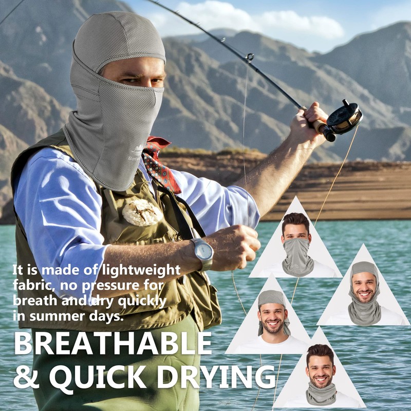 Balaclava Face Mask Sun UV Protection Breathable Full Head Mask