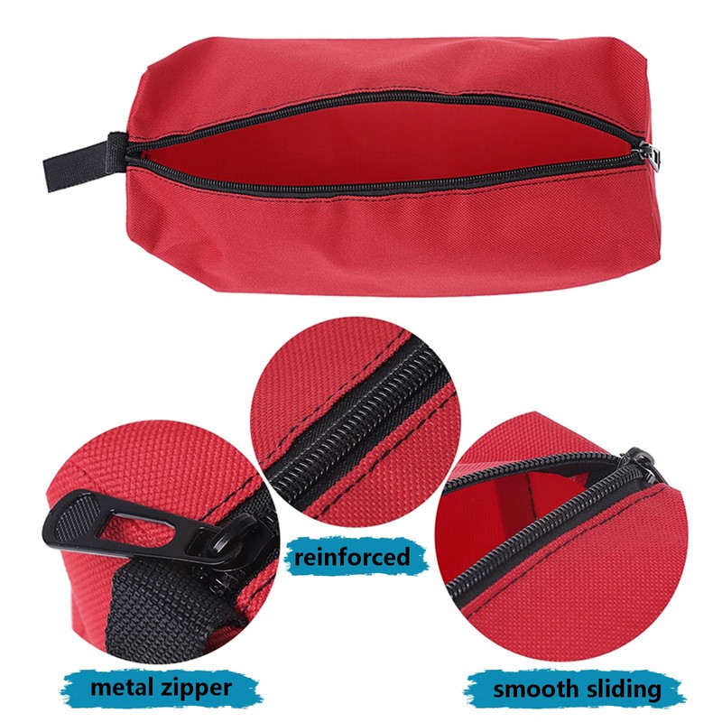 1PC Multipurpose Tool Bag, Zipper Tool Pouch Waterproof with Hanging