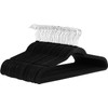 Set de 50 Ganchos para Ropa, Perchas de Terciopelo, Perchas
