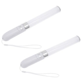 Kisangel 2Pcs LED Glowing Cheering Sticks Luminous Party Favors for Concerts Festivals and Events Eye Catching Light Up Accessories