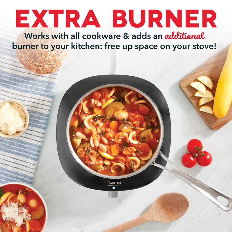 Dash Pyroceram Glass Burner - Designed for Multi-Function Cooking -