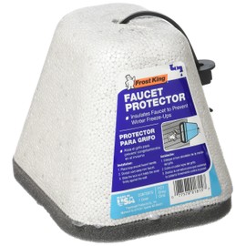 Frost King FC1 Outdoor Foam Faucet Cover, To Prevent Freeze (2 Pack)