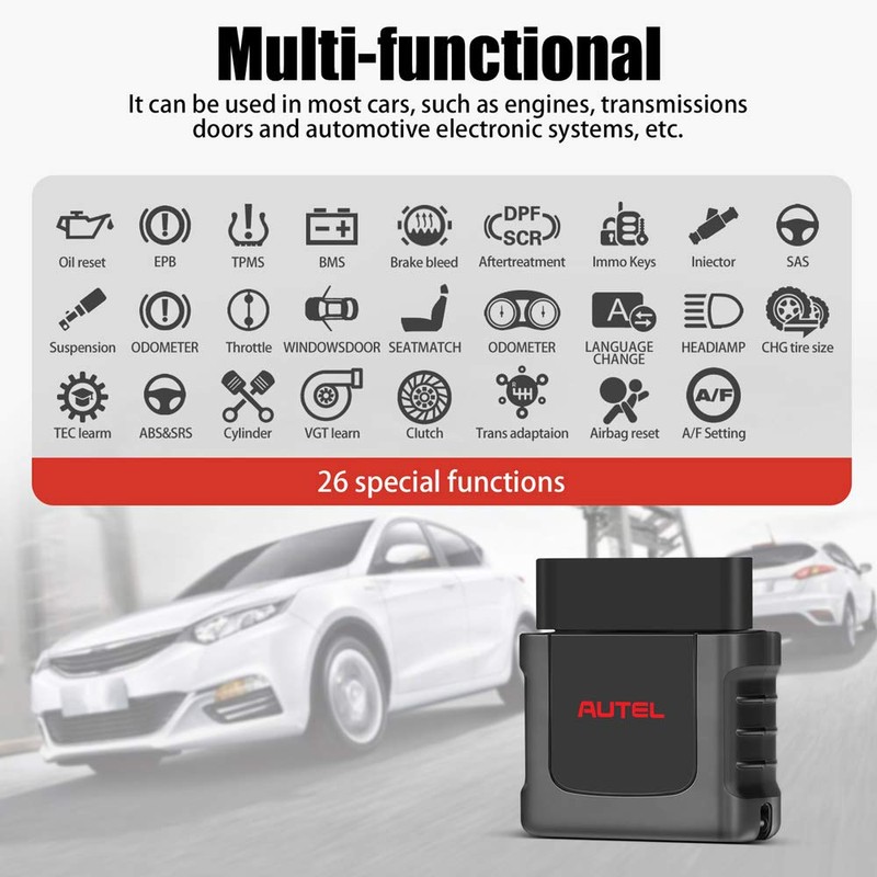 Autel MaxiVCI Mini Bluetooth, Vehicle Communication Wireless Interface, Diagnostic Connector