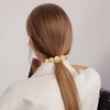 5PCS French Flat Hair Barrettes for Women, Non-Slip Gold Metal