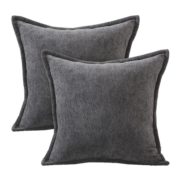 Artoid Mode Schwarz Modern Weich Kissenbezüge 2er Set, 45x45 cm