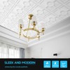 STICKGOO Drop Ceiling Tiles 24 x 24in, Waterproof, Premium PVC