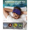 ZHENYEMEI Bluetooth Sleep Headphones White Noise Sleep Mask | 3D