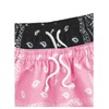 Floerns Boy's 2 Pcs Bandana Shorts Boho Paisley Graphic Print