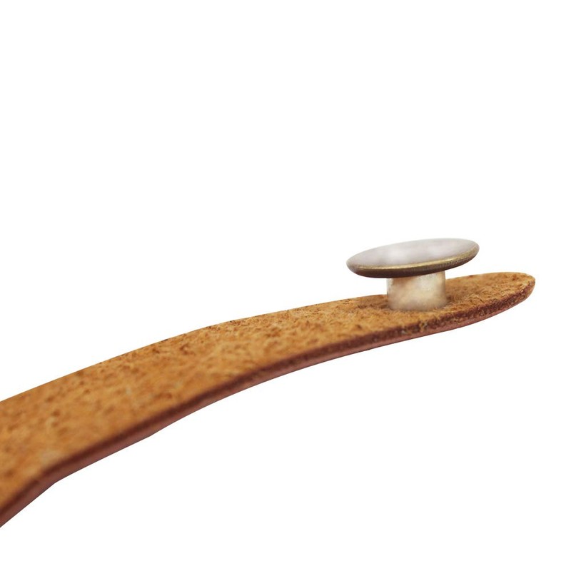 Alnicov Guitar Strap Ukulele Strap Button Synthetic Leather Headstock Adapter