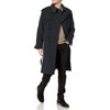LONDON FOG Men's Iconic Trench Coat, Dark Navy, 46R