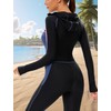 One Piece Rash Guard for Women Long Sleeve Dive Skin