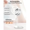 Travel Magnifying Makeup Mirror with Lights, Dual Sided 1X/40X, Foldable