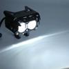 2pcs LED Spotlights 120W 4500LM Yellow White Spot Lamp IP67