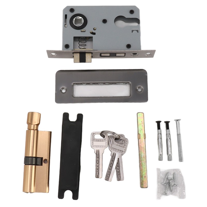 Door Lever Lockset Locking Door Handle Set Entrance Door Lever