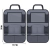 ULEEKA Car Backseat Organizer with 11" Table Holder, 10 Storage
