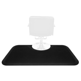 OmySalon 1/2'' Thick Anti Fatigue Mat for Hairstylist Standing, 3'x5' Barber Floor Matt with Round Cut Out for Salon Styling Chair, Hair Cutting Hairdressing Equipment