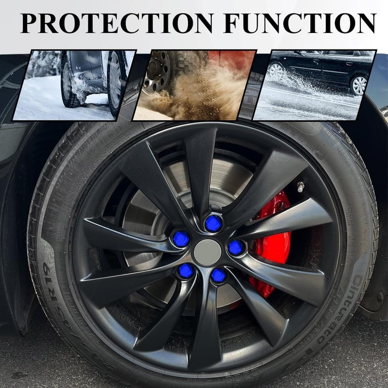 20PCS Wheel Nut Covers Bolt Caps, Wheel Lug Nut Covers,