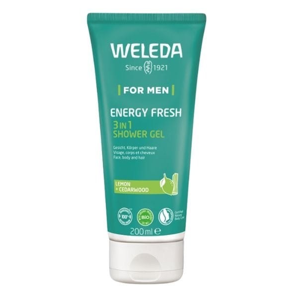 Weleda Energy Fresh 3 in 1 Shower Gel for Men