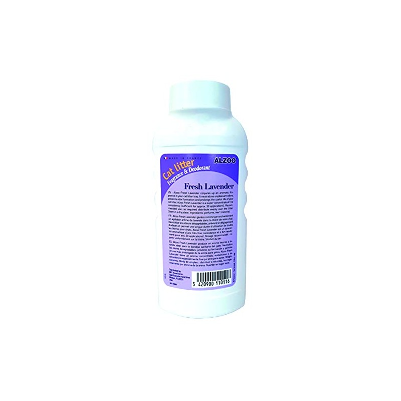 Alzoo Cat Litter Deodorizer, Lavender Bay