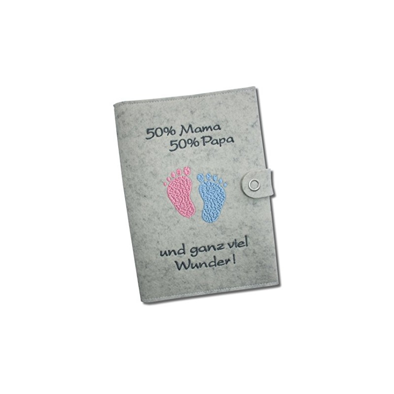 Maternity pass cover deluxe with extra compartments and closure, 100%