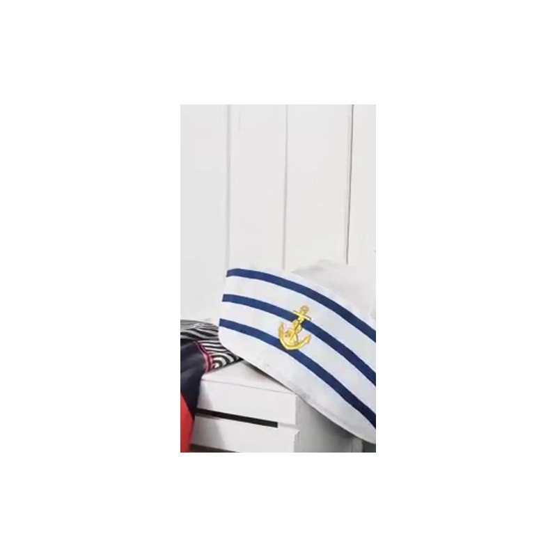 5 Set Sombrero Ajustable Capitan Marinero Gorro Gorra Yate