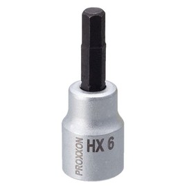 PROXXON Hex Bit Socket 3/8" Short 2.0 inches (50 mm) 0.2 inches (6 mm) No. 83578