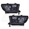 G-PLUS Front Headlights Assembly Pair,Compatible with 2007-2013 Toyota Tundra/Fit 2008-2017