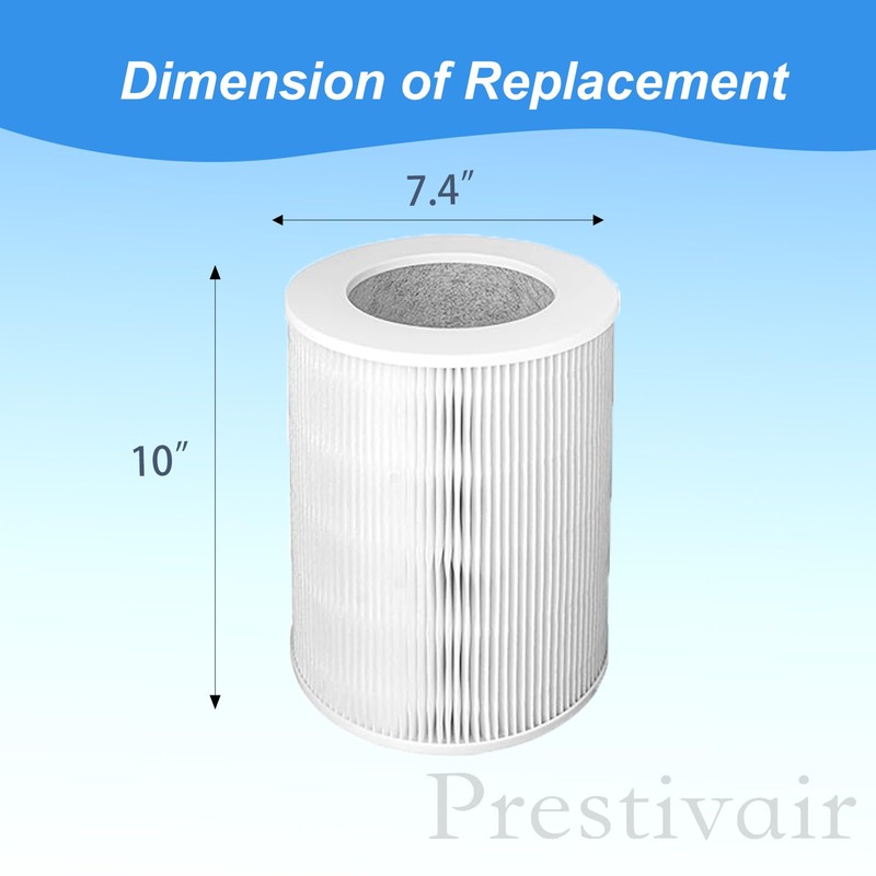 Prestivair HP670 Replacement Filters Kit Compatible with Hunter HP670, H-HF670-VP