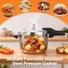 HCX 4.2Quart (4L)7.9Inch (20cm) Pressure Cooker, 80kPa Working Pressure, 3-Ply