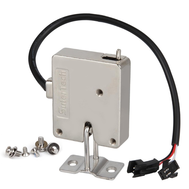 Sutertech 12V Electric Rotary Latch, 330lbs Holding Force Electromagnetic Solenoid
