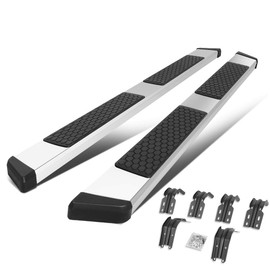 Auto Dynasty Running Boards 5.5 Inches Side Steps Bar for Truck Compatible with Ford F250 F350 F450 F550 Super Duty Extended/Super Cab 1999-2016, Stainless Steel, Polished Chrome