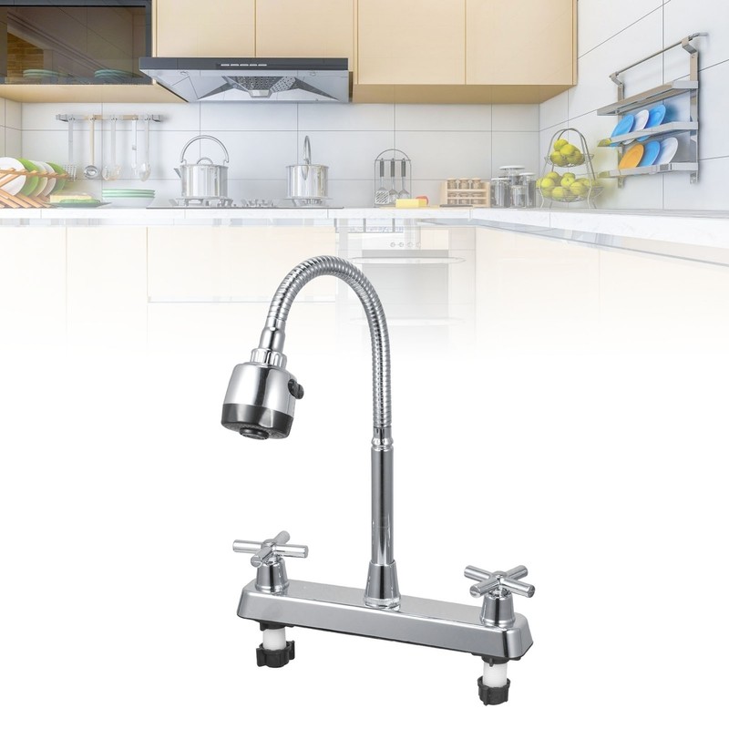 Kitchen Sink Faucet Professional Modern Simple Style Cold Hot Dual