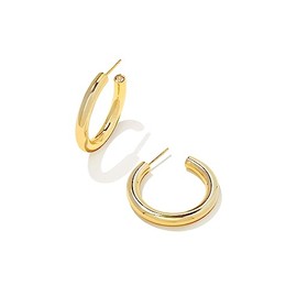 Kendra Scott Colette Hoop Earrings, Fashion Jewlery for Women, 14k Gold-Plated