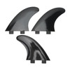 3Pcs Surfboard Fins PVC Quick Release Replacement Tri Fin Set