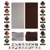 VANCROWN Headwear Wide Headbands Scarf Head Wrap Mask Neck Warmer