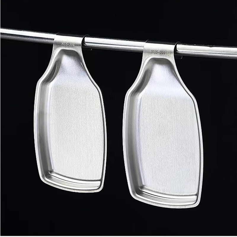 Spoon Rest, Stainless Steel Large Spoon Rest Kitchen Spoon Holder