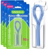 VINSULLA Floss Threaders for Braces, Bridges, and Implants (50 Count