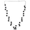 COOLSTEELANDBEYOND Statement Necklace Two Strand Long Chain with Synthetic Pearl
